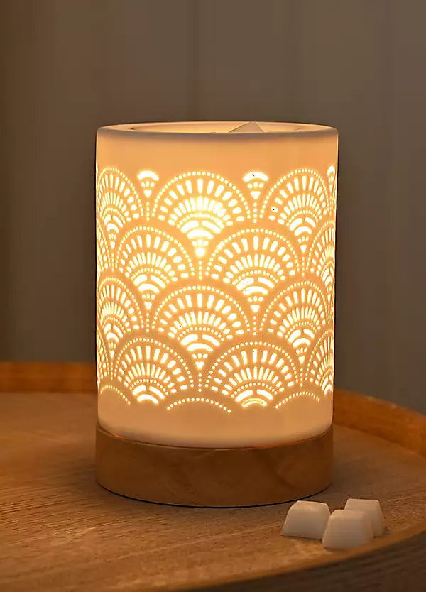 Hestia White Lace Aroma Lamp