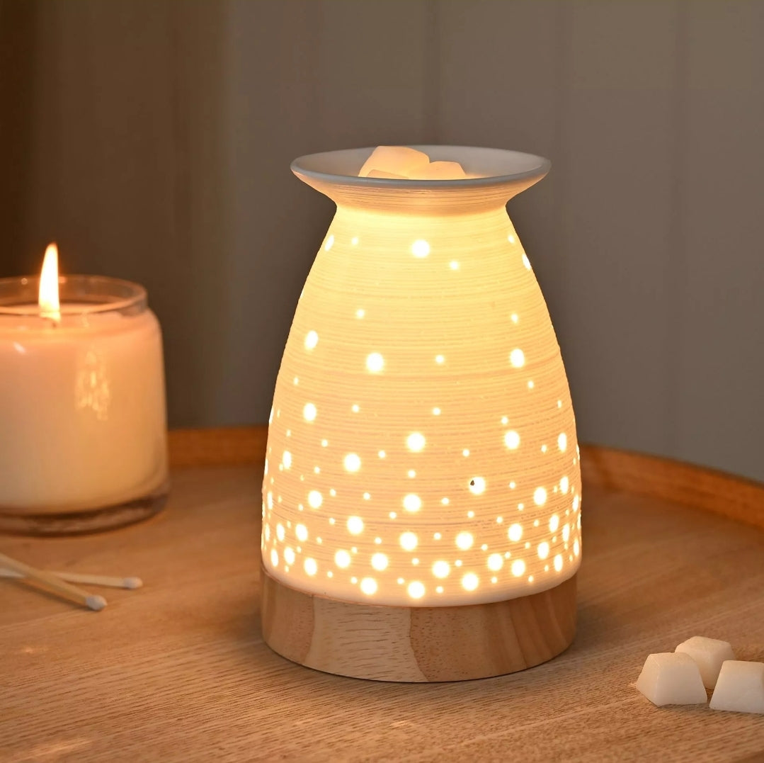 Hestia Ribbed Aroma Lamp